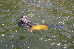 diver Rob at work