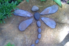 dragonfly rock design