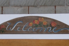 welcome arch sign