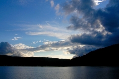 dark clouds sky
