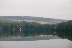 lake in gray