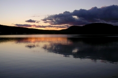 dark sunset