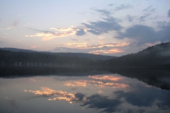 Shadow serene evening