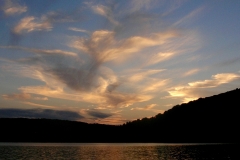 blue sunset