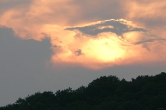 glowing sun ball