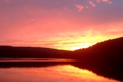 intense sunset