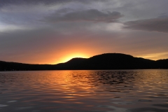 sunset silhouette