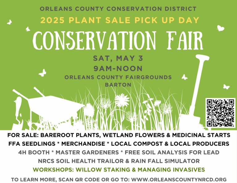 Orleans County Natural Resources Conservation District (OCNRCD) 2025 annual plant sale